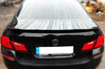 BMW 5 Series F10/F11 2010–2016 Spoiler LIP V3 (1234 Upgrade, Black) photo 4