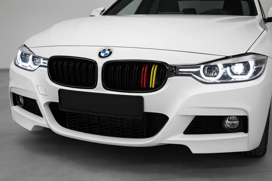 BMW 3 Series F30/F31 2012-2019 Kidney Grilles M-Look (German Color) Image
