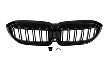 BMW 3 Series G20/G21 2018- M-Look V2 Kidney Grilles (2018-2022, Gloss Black) photo 6