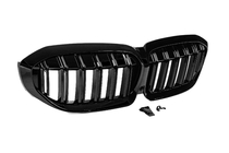 BMW 3 Series G20/G21 2018- M-Look V2 Kidney Grilles (2018-2022, Gloss Black) photo 9