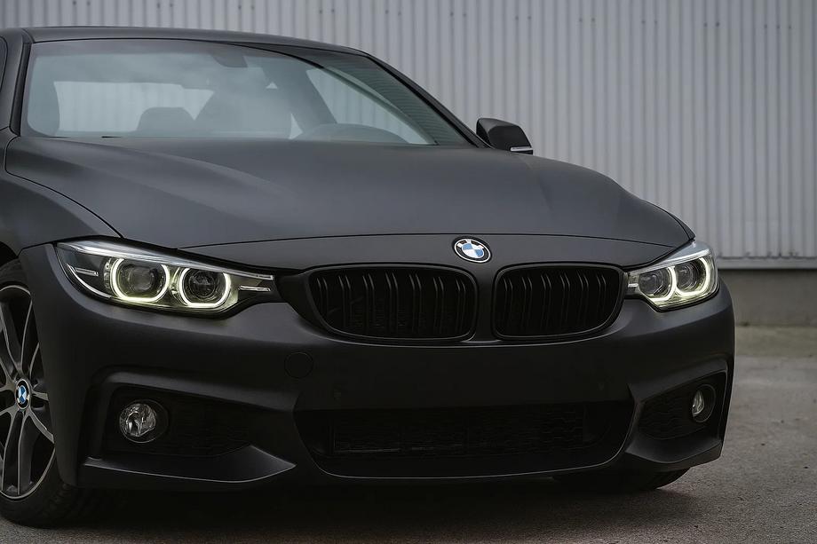BMW 4 Series F32/F33/F36 2012-2020 Kidneys M-Look (Black Matte) Image