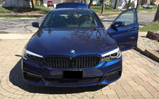 BMW 5 Series G30/G31 2017–2023 Kidney Grilles 1 Bar (2017-2020, Gloss Black) photo 3