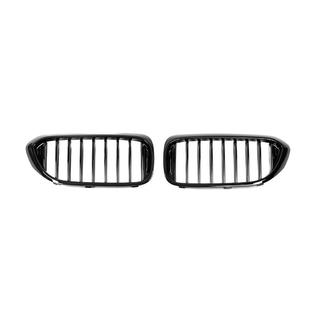 Kidney Grilles 1 Bar (2017-2020, Gloss Black) BMW 5 Series G30/G31 2017–2023 photo 2