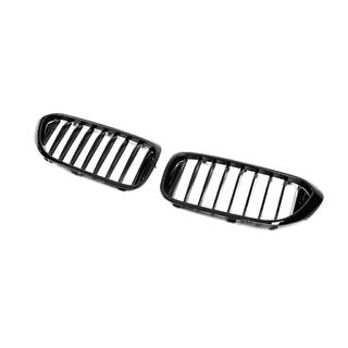 Kidney Grilles 1 Bar (2017-2020, Gloss Black) BMW 5 Series G30/G31 2017–2023 photo 4