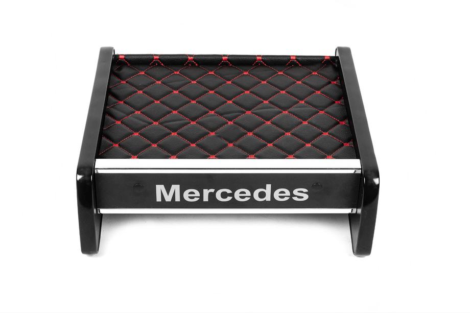 Mercedes Vito W638 1996-2003 Dashboard Shelf (Black with Red Stitching) Photo 2