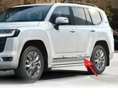 Toyota Land Cruiser 300 2021- Chrome Door Moldings (4 pcs) photo 3