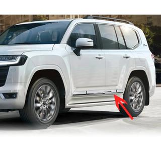 Chrome Door Moldings (4 pcs) Toyota Land Cruiser 300 2021- photo 3