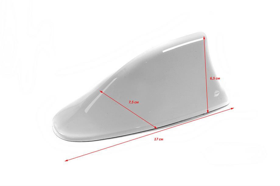 Shark Fin Antenna (white, ABS) Photo 5