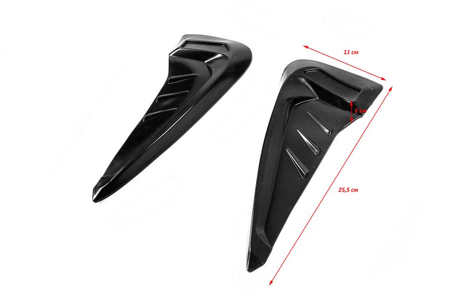Universal Vent Fender Trim Type-C (Dummy, 2 pcs, Rubber) Photo 4