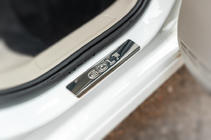 Volkswagen Golf 7/E-Golf 2012-2020 Door Sill Protectors OmsaLine V2 (4 pcs, Stainless Steel) photo 3