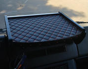Mercedes T2 (507-814) 1967-1996 Dashboard Shelf (Black with Red Stitching) photo 1