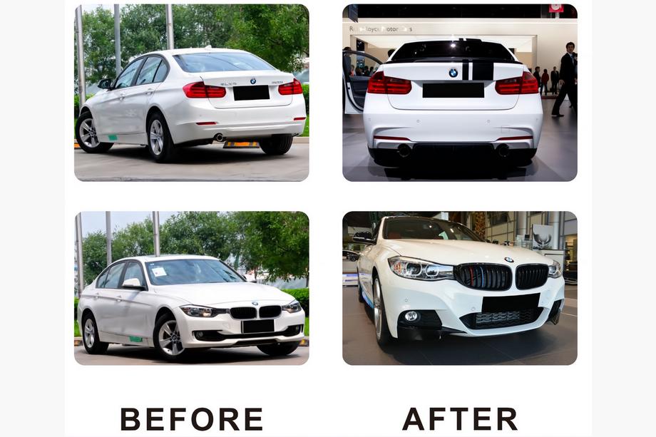 BMW 3 Series F30/F31 2012-2019 Body Kit Set (M-Performance) Dual Exit Single Exhaust Photo 3