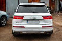 Audi Q7 2015–2026 Chrome trim above license plate (stainless steel) photo 4