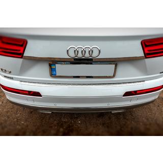 Chrome trim above license plate (stainless steel)