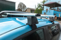 Nissan Leaf 2010-2017 Roof rack for smooth roof (chrome, pair) photo 2