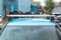 Nissan Leaf 2010-2017 Roof rack for smooth roof (chrome, pair) photo 5