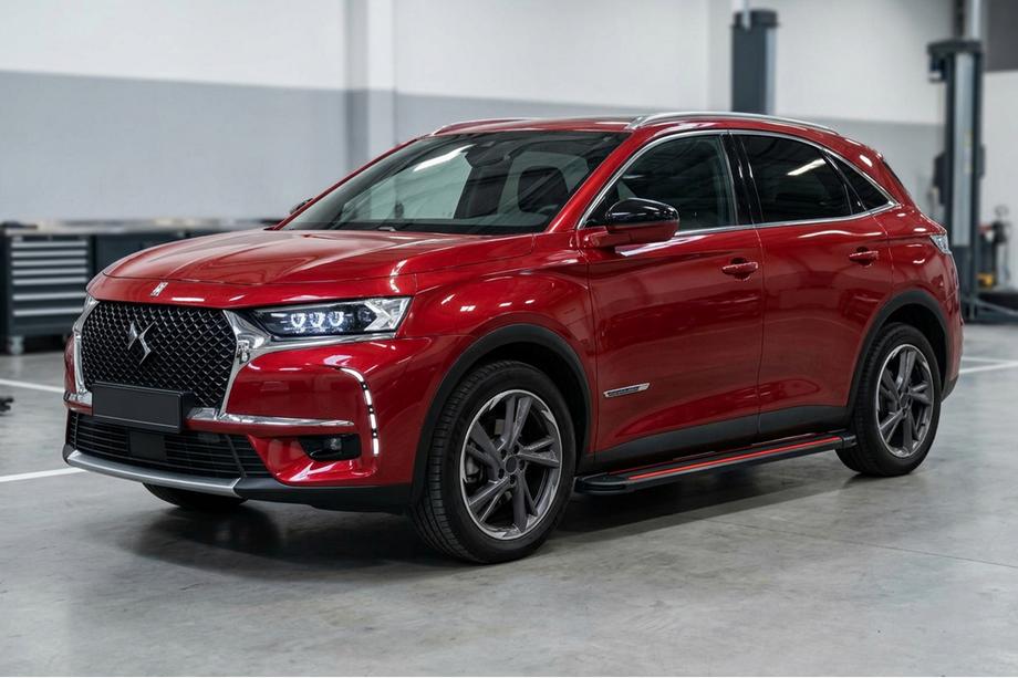 DS 7 Crossback 2017-2022 Side Steps Maya Red (2 pcs, Aluminum) Image