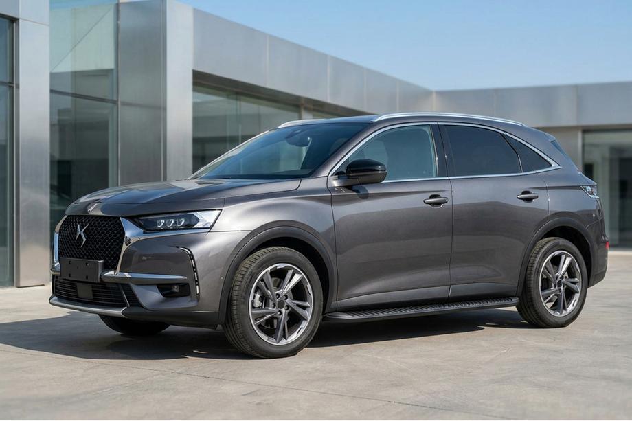 DS 7 Crossback 2017-2022 Side Steps Tayga Black (2 pcs, Aluminum) Image