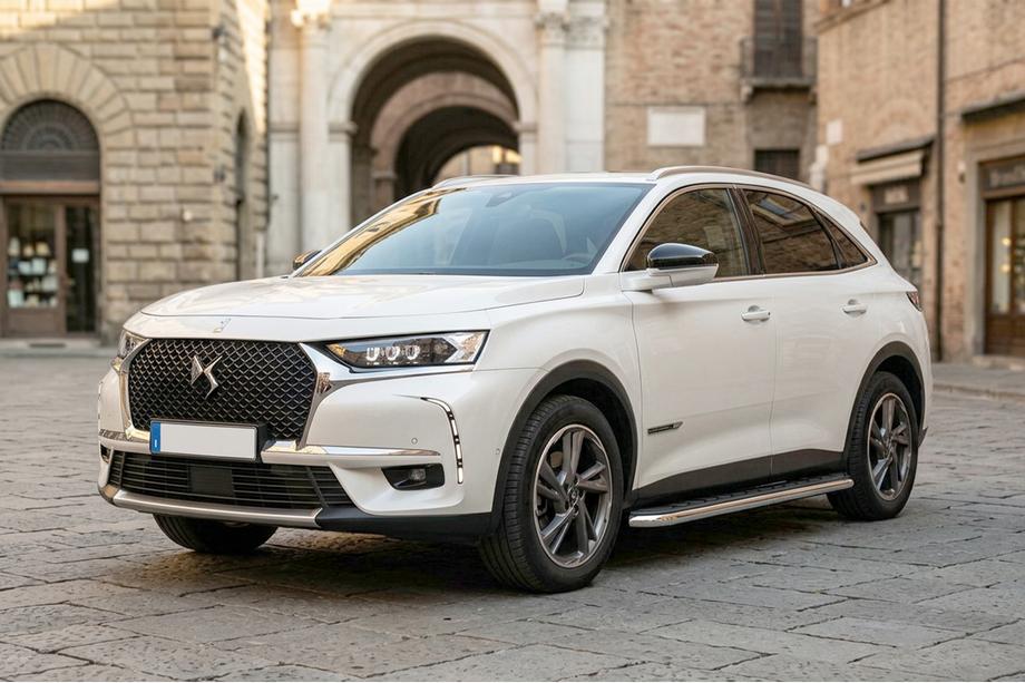 DS 7 Crossback 2017-2022 Side Steps Maydos V1 (2 pcs, Aluminum & Stainless Steel) Image