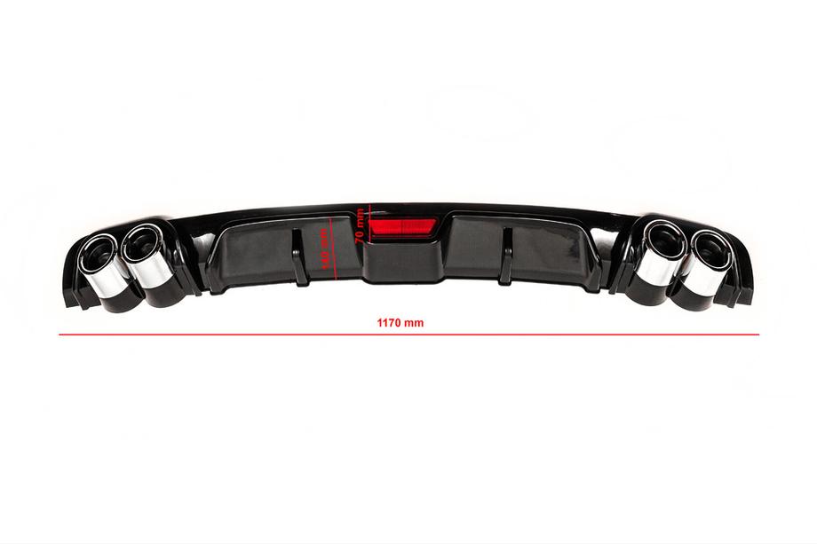 Universal Rear Diffuser Type-C (black) Image
