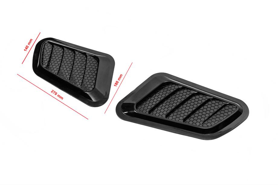 Universal Hood Scoop Type-B (2 pcs, ABS) Photo 4