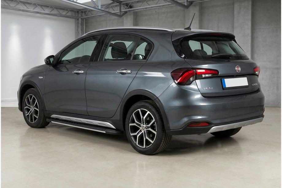 Fiat Tipo Cross 2021- Side Steps Bosphorus Grey (2 pcs, Aluminum) Image