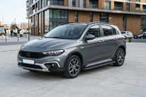 Fiat Tipo Cross 2021- Side Steps Bosphorus Black (2 pcs, Aluminum) photo 1