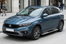 Fiat Tipo Cross 2021- Side Steps Tayga V2 (2 pcs, Aluminum) photo 1