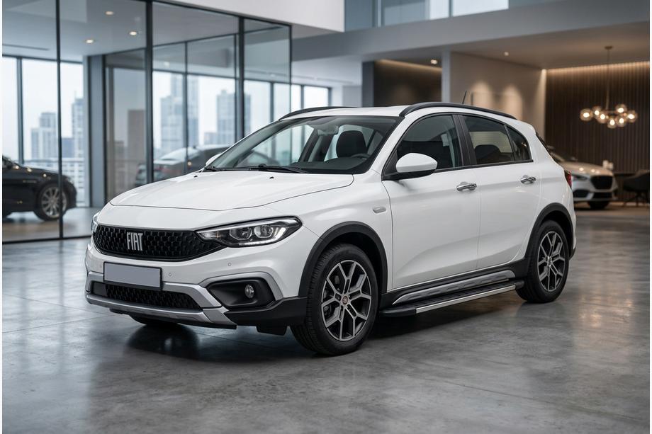 Fiat Tipo Cross 2021- Side Steps Duru (2 pcs, Aluminum) Image