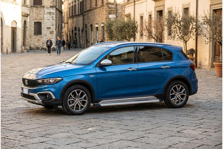 Fiat Tipo Cross 2021- Side Steps Maya V2 (2 pcs, Aluminum) Image