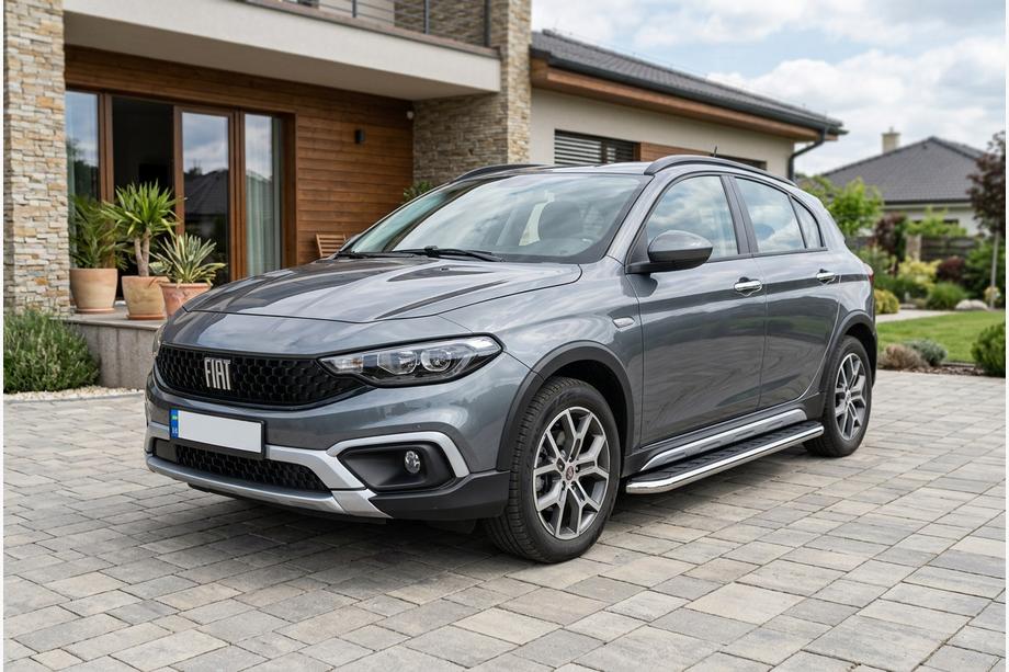 Fiat Tipo Cross 2021- Side Steps Maydos V1 (2 pcs, Aluminum) Image