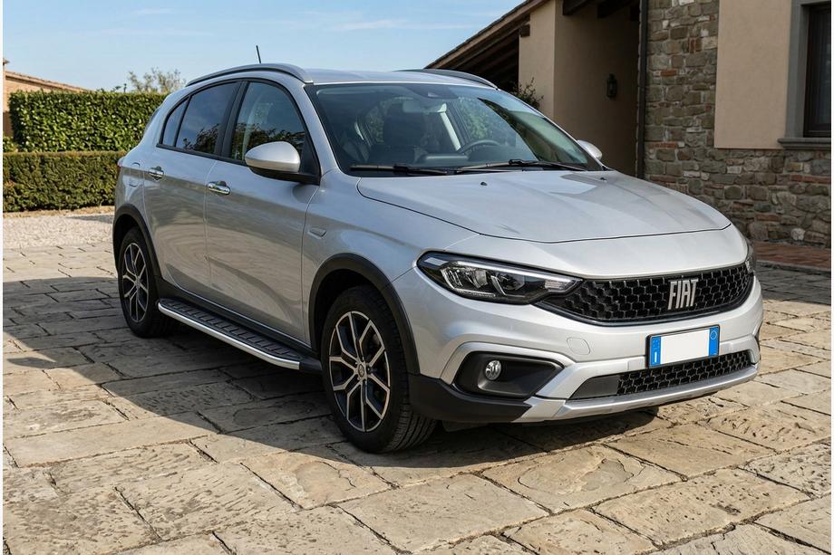 Fiat Tipo Cross 2021- Side Steps Fullmond (2 pcs, Aluminum) Image