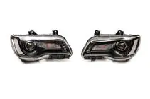 Chrysler C300 2011-2023 Front Headlights Black Edition (2 pcs) photo 2