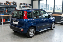 Fiat Panda 2011-2023 Side Steps Allmond Grey (2 pcs, Aluminum) photo 1