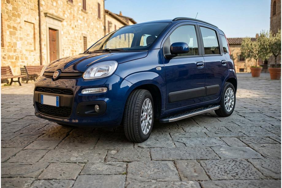 Fiat Panda 2011-2023 Side Steps BlackLine (2 pcs, Aluminum) Image