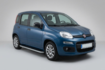 Fiat Panda 2011-2023 Side Steps Tayga Grey (2 pcs, Aluminum) photo 1