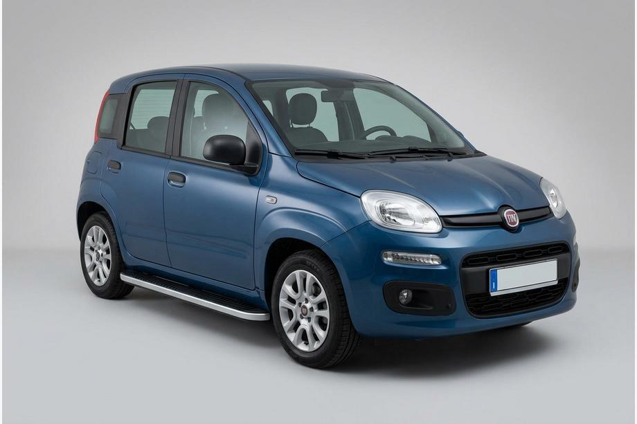 Fiat Panda 2011-2023 Side Steps Tayga Grey (2 pcs, Aluminum) Image