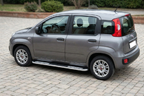 Fiat Panda 2011-2023 Side Steps Tayga V2 (2 pcs, Aluminum) photo 1