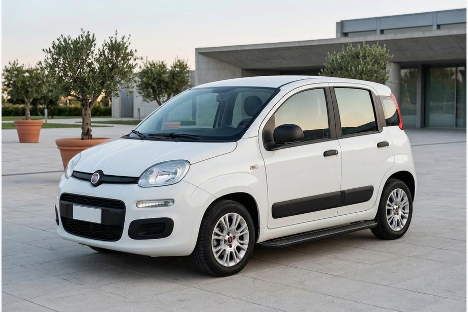 Fiat Panda 2011-2023 Side Steps Bosphore Black (2 pcs, Aluminum) Image