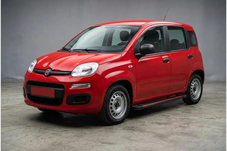 Fiat Panda 2011-2023 Side Steps Maya Red (2 pcs, Aluminum) Image