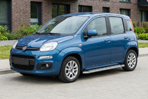 Fiat Panda 2011-2023 Side Steps Maydos V2 (2 pcs, Aluminum & Stainless Steel) photo 1