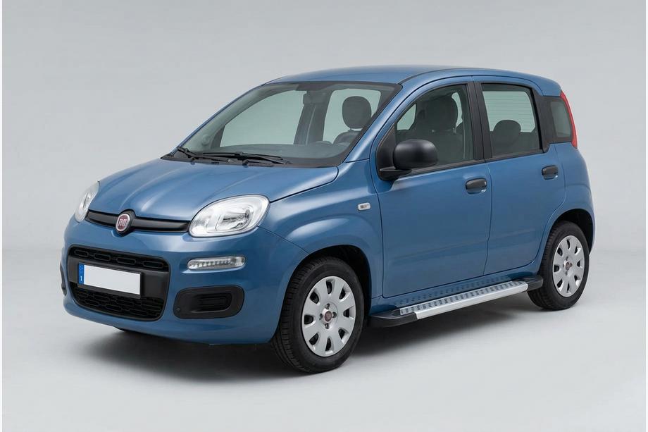 Fiat Panda 2011-2023 Side Steps Vision New Grey (2 pcs, Aluminum) Image