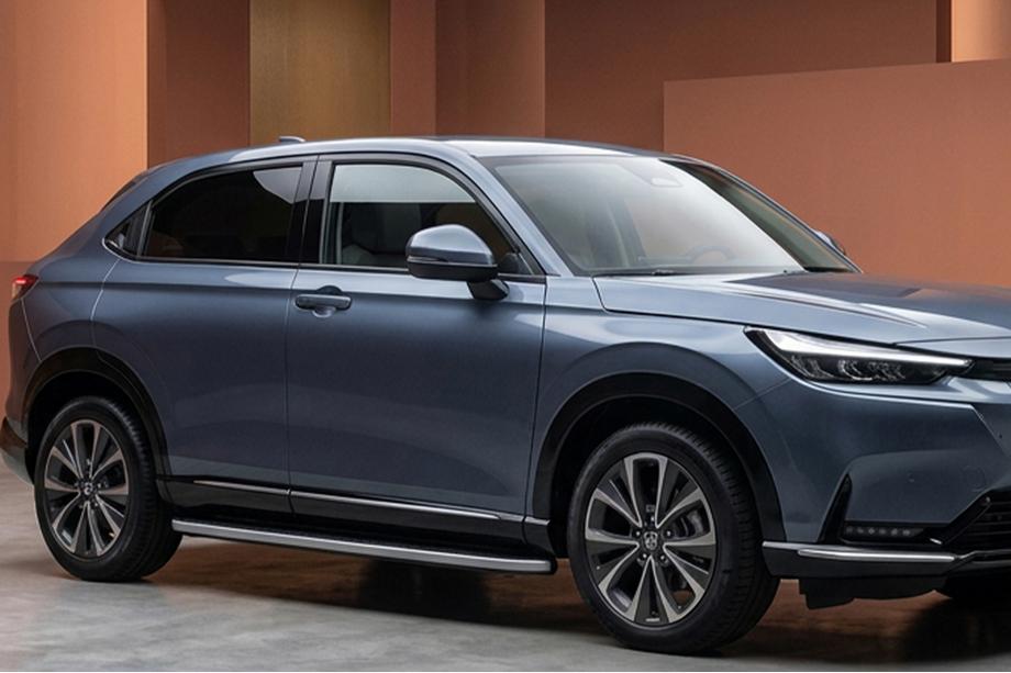 Honda HR-V 2021- Side Steps Tayga Grey (2 pcs, Aluminum) Image