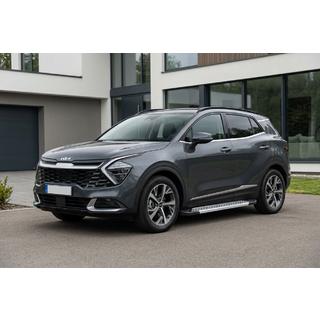 Side Steps Vision New Grey (2 pcs, Aluminum) Kia Sportage 2021- photo 1
