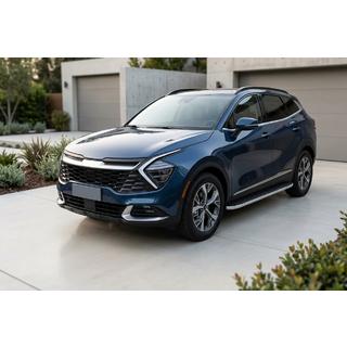 Side Steps Tayga Grey (2 pcs, Aluminum) Kia Sportage 2021- photo 1
