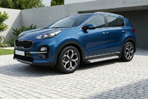 Kia Sportage 2021- Side Steps Maya V2 (2 pcs, Aluminum) photo 1