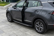 Kia Sportage 2021- Side Steps Bosphore Grey (2 pcs, Aluminum) photo 1