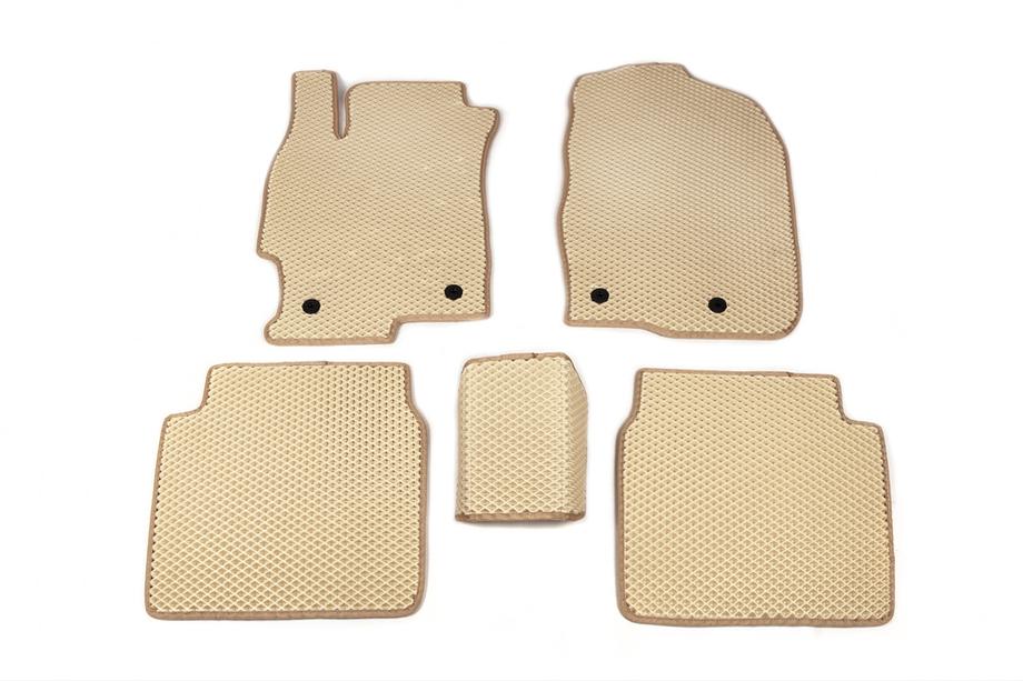 Mazda 6 2008-2012 EVA Floor Mats (Beige) Image
