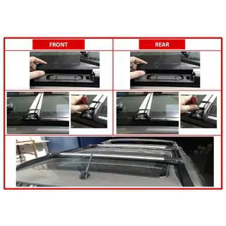Lockable roof cross bars for integrated rails WingBar V1 (2 pcs) photo 1