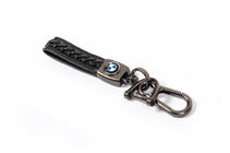 BMW Leather Keychain with BMW Logo photo 2